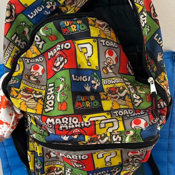 Nintendo Super Mario Colorful Backpack - Picture 2 of 2